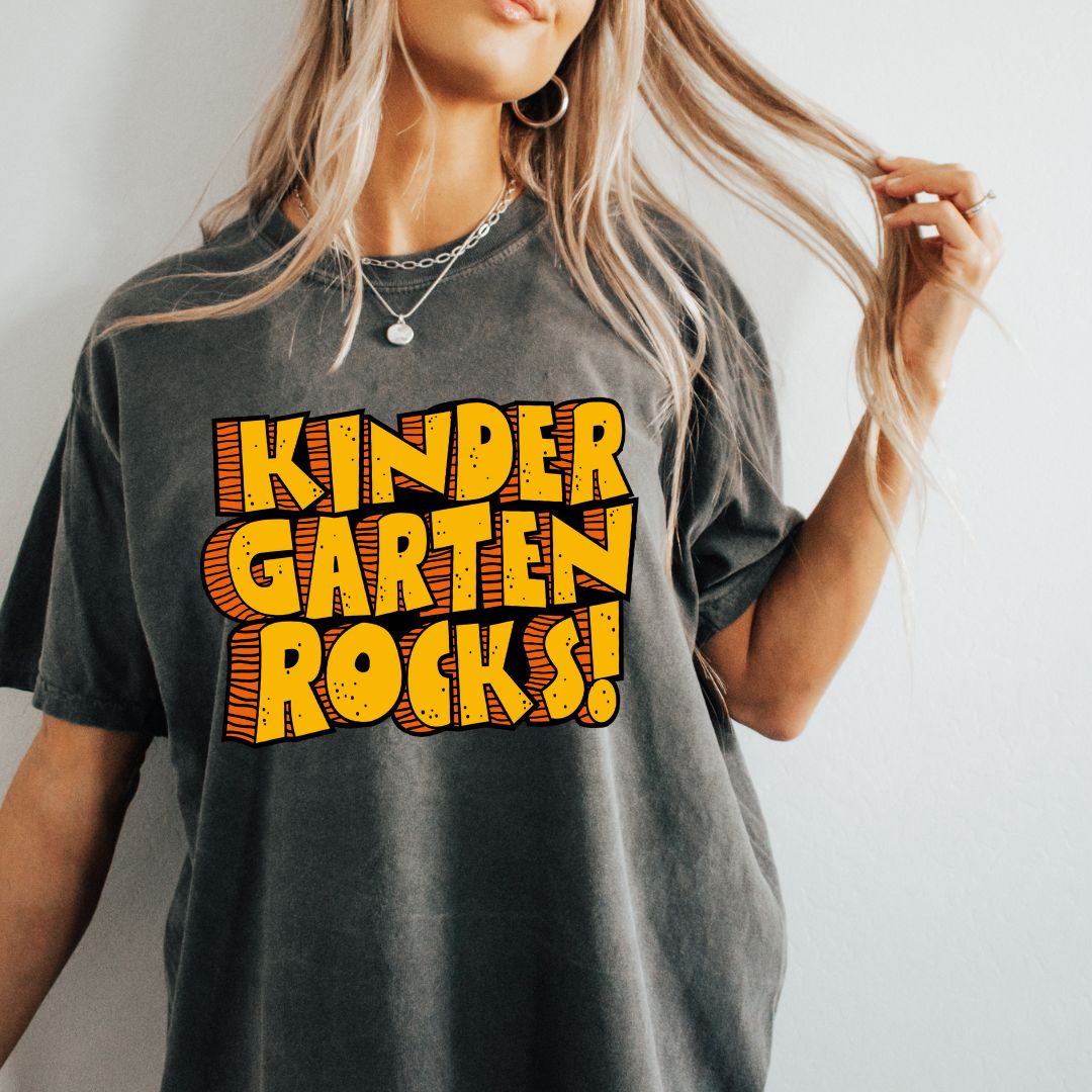 Kindergarten Rocks! Tee || Grade Level Tee