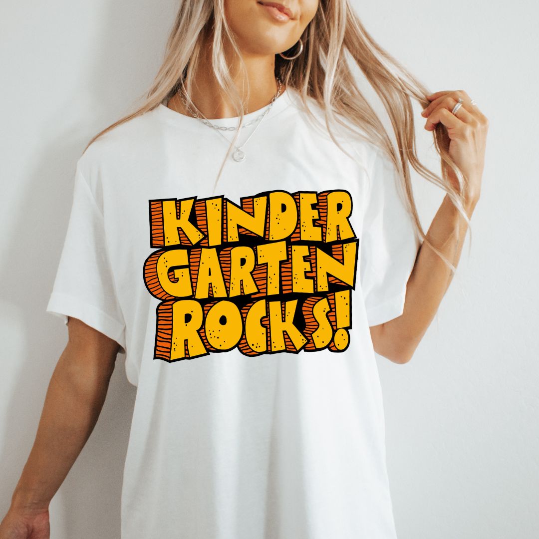 Kindergarten Rocks! Tee || Grade Level Tee