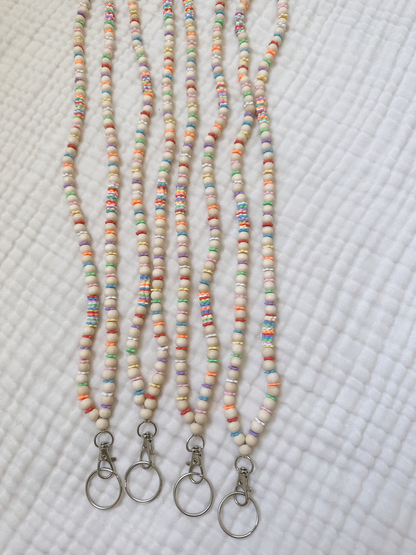 Rainbow Bright lanyard