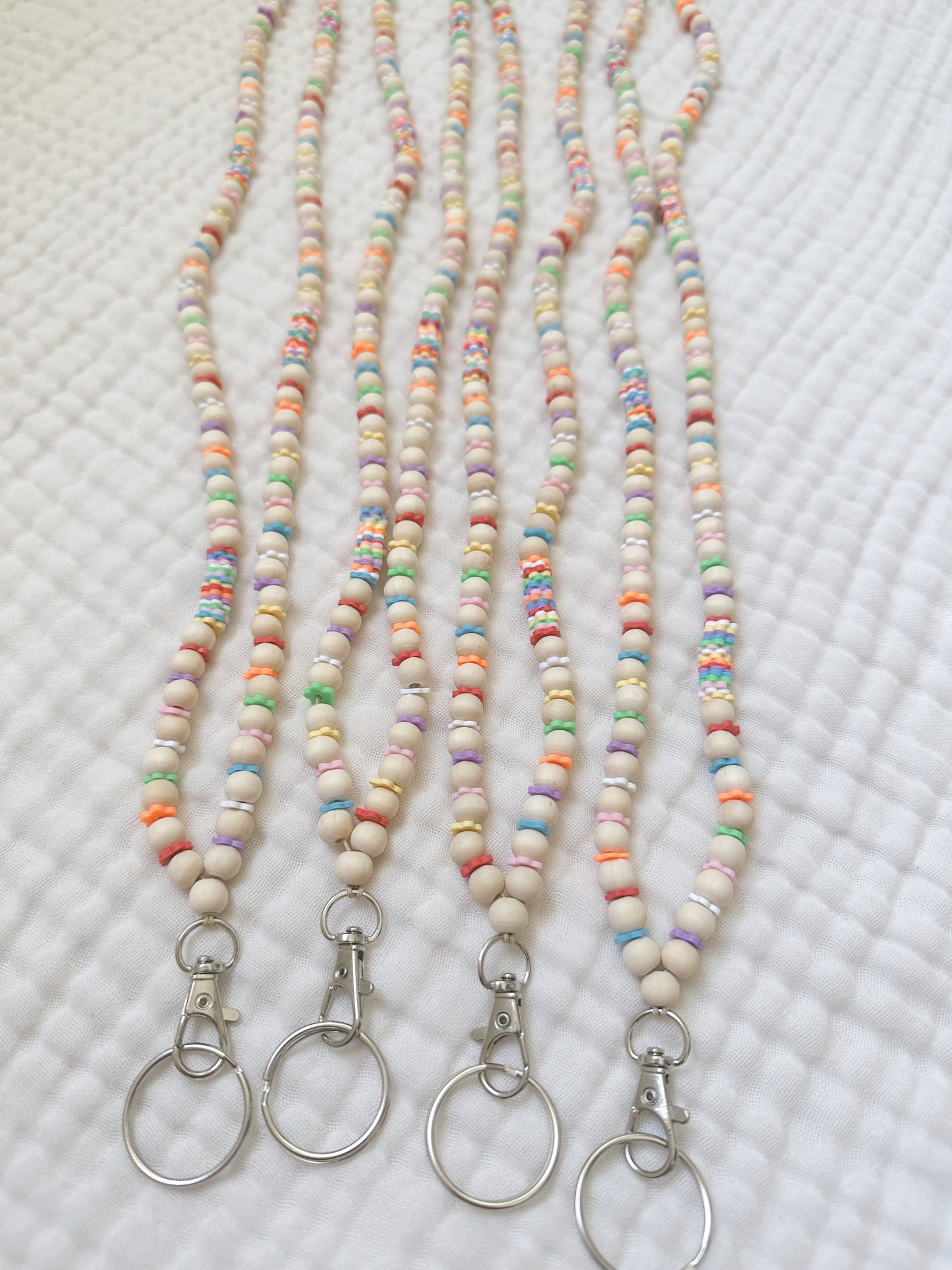 Rainbow Bright lanyard